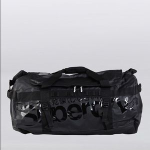 Superdry Large Tarpulain Black/Black duffle bag
